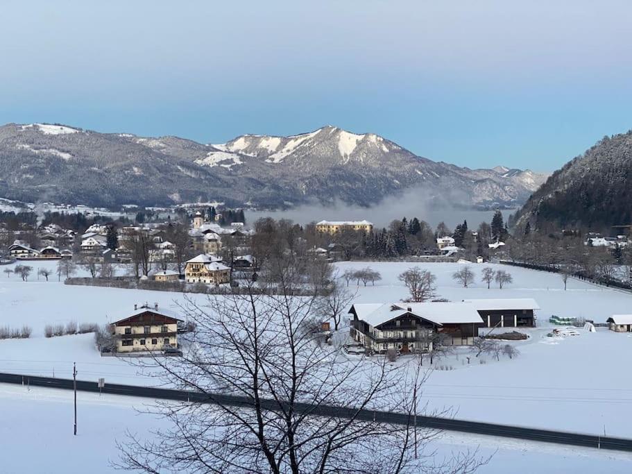 Schoene Ferienwohnung Mit Wolfgangseeblick Strobl Exteriér fotografie
