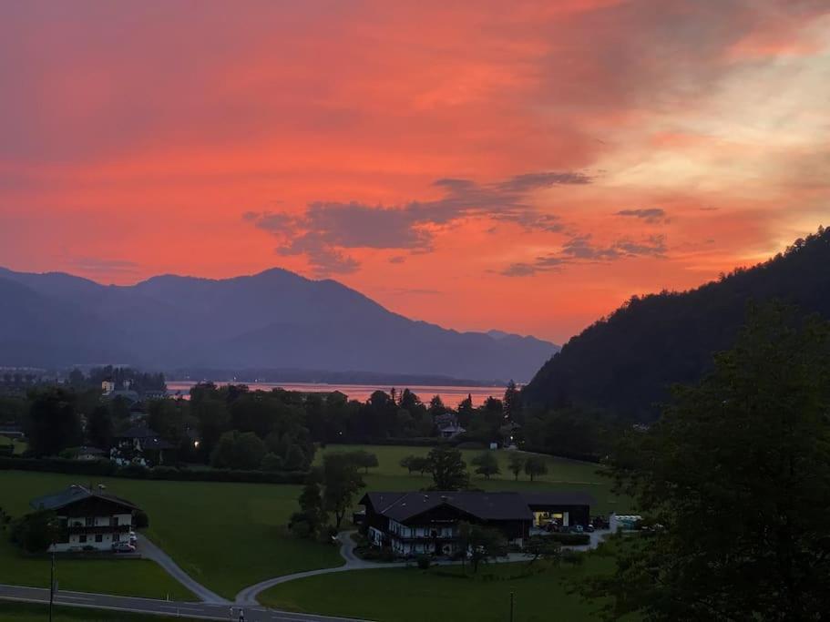 Schoene Ferienwohnung Mit Wolfgangseeblick Strobl Exteriér fotografie